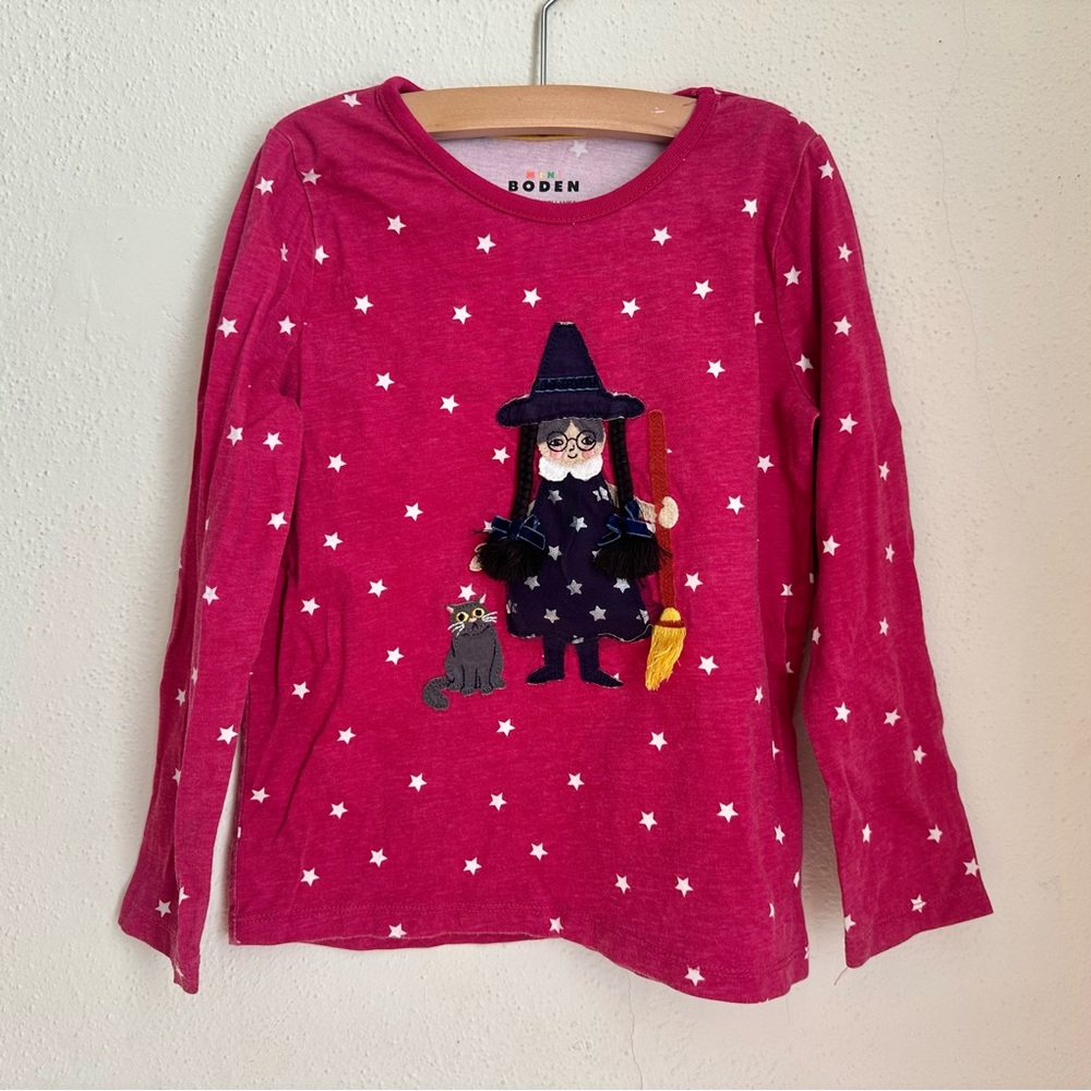 Mini Boden appliqué shirt